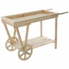 Дървена количка дисплей, 90Χ57Χ133СМ