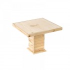 Дървена маса, квадрат, 60х60х45 см