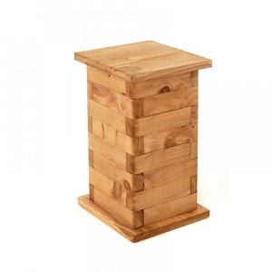 Дървена табуретка, 24х24х44 см