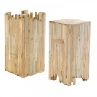 Дървени колони дисплей, 35Χ70СМ