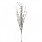 Клонка сребърни брокатени пръчки, 73 см