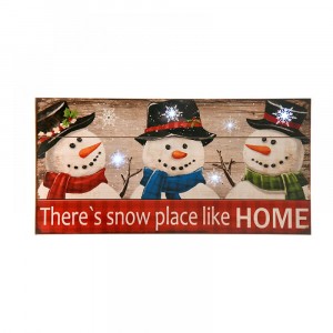 Коледен светещ надпис 