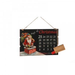  Коледен календар с Дядо Коледа, 30х20см