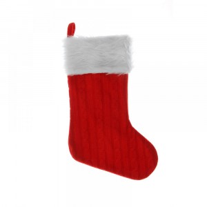 Ботуш за подарък, червен, 45 см