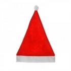 Коледна шапка, червена, изчистена, 30х43 см