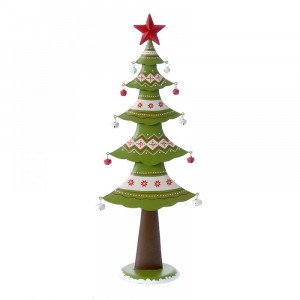 Метална елха със звънчета, 15Х40СМ