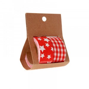 Коледни панделки, звезди и каре, к-т от 2 бр. 