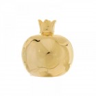 Керамичен Нар, златен, 10X10X11СМ