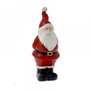 Керамичен Дядо Коледа,изправен, червен, 7X7X18СМ