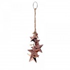 Метална висулка, звезди, бронз, 8х37 см
