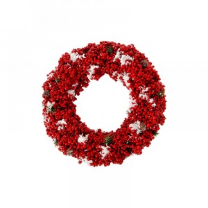 Венец от червени боровинки, 32х32х9 см