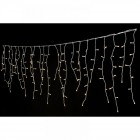 Висулка, 150 LED, прозрачен кабел, топло-бели, 3М