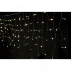 Висулка, 150 LED, зелен кабел, топло-бели, 3М