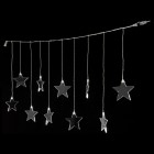 Висулка от звезди, 10 LED, 120х42 см