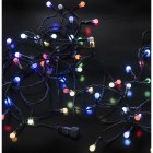 Коледни лампички за външна употреба 60бр, 6 метра, с програма, цветни