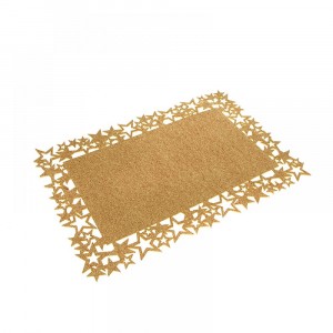 Подложка за маса,злато, звезди, 45х30 см