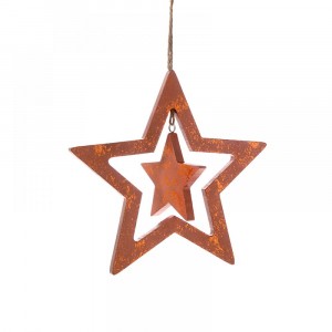 Висулка звезда, бронз, 18х28 см