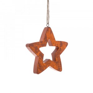Висулка звезда, бронз, 11.5х25 см
