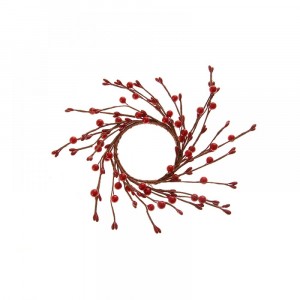 Венец от червени топчета