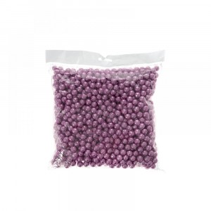 Коледни дунапренени топчета за декорация, лилави