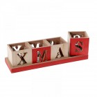 Дървен свещник, кубчета 