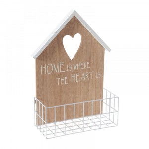 Дървена стойка и метал, 22Х10Х30СМ