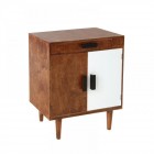 Дървено шкафче, ретро, кафяво, 60Х40Х80СМ