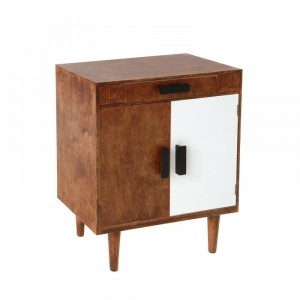 Дървено шкафче, ретро, кафяво, 60Х40Х80СМ