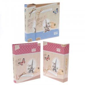 Фото албум с кутия,2 десена,AIFFEL TOWER,22,5х30(5х7)