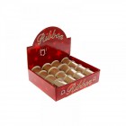 Коледна панделка, златна, 6.5CMx10Y