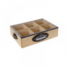 Дървена кутия органайзер , 29х20х8 см