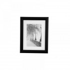 Дървена фото рамка,черна,15х20 см