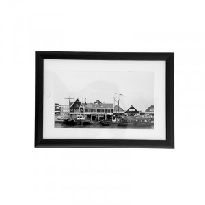 Дървена фото рамка,черна, 20х30 см