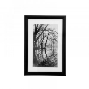 Дървена фото рамка,черна,20х30 см