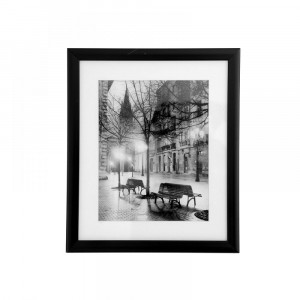 Дървена фото рамка,черна,25х30 см