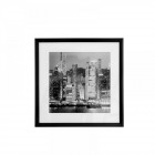 Дървена фото рамка,черна,40х40 см