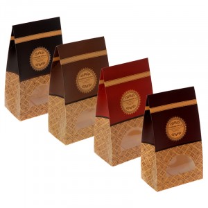 Картонена кутия за бонбони, 4цвята,  18Х6,5Х10СМ