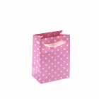 Плик х-я, розов на бели точки, 12Х8Х5СМ