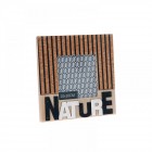 Фото рамка,дърво декор,NATURE,17х17 см