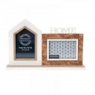 Фото рамка за 2 снимки,дърво декор,HOME,34х6х22 см