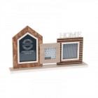 Фото рамка за 3 снимки,дърво декор,HOME,39х6х22 см
