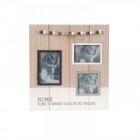 Фото рамка МДФ за 3 снимки,декор,топчета,36х38 см