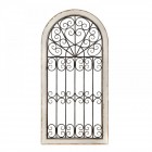 Декорация за стена,метал и дърво,прозорец,60х120 см