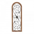 Декорация за стена,метал и дърво,42х120 см