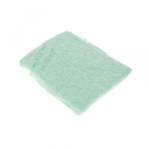 Плат дантела  млечно зелено 1.5Χ3Μ