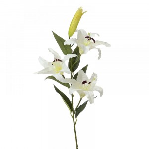 Стрък лилиум бял 105CM