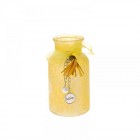 Бутилка стъкло жълта LOVE 7Χ12.5