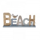 Дървен надпис “ BEACH“, 30х6х12 см