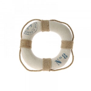 Спасителен пояс, плат, бял, 24х24 см