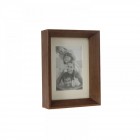 Дървена рамка за снимки, т.кафява, 13х18 см